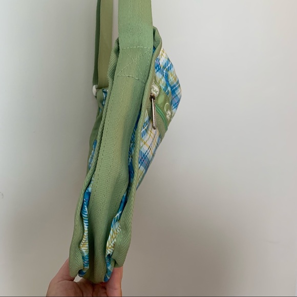 LeSportsac Blue & Green Plaid Crossbody Bag - Picture 6 of 13